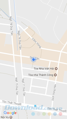 Lưu vị trí trên Google Maps