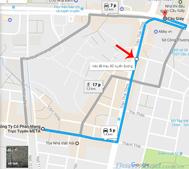 Kéo để thay đổi