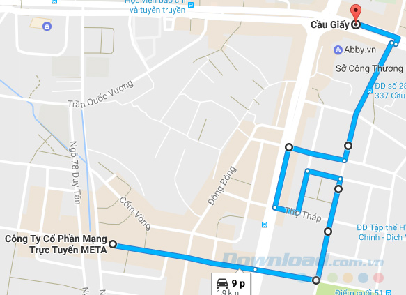 Tuyến đường mới