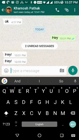 Google Search trên Gboard Google Search trên Gboard