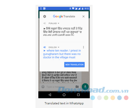 Chọn ngôn ngữ đích