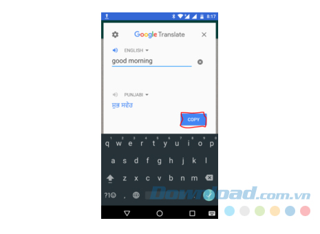 Trả lời lại tin nhắn