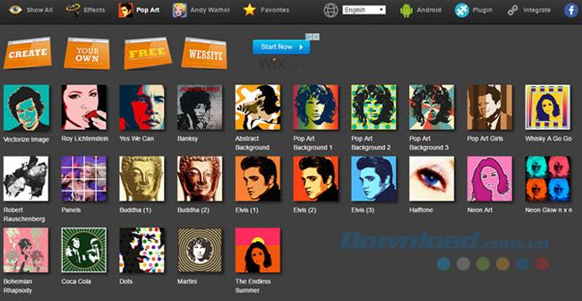 Pop Art Studio Online