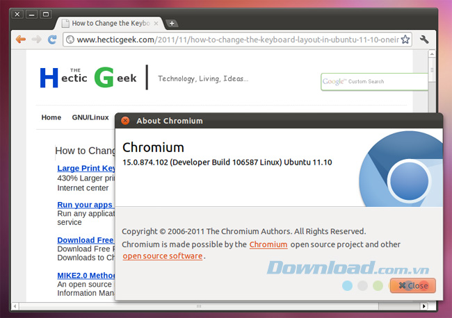 Trình duyệt Chromium Trình duyệt Chromium