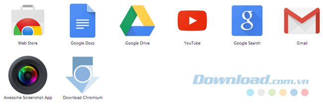 Download Chromium sẽ được hiển thị trong phần Apps Download Chromium sẽ được hiển thị trong phần Apps