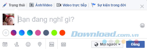 Thêm màu nền Thêm màu nền