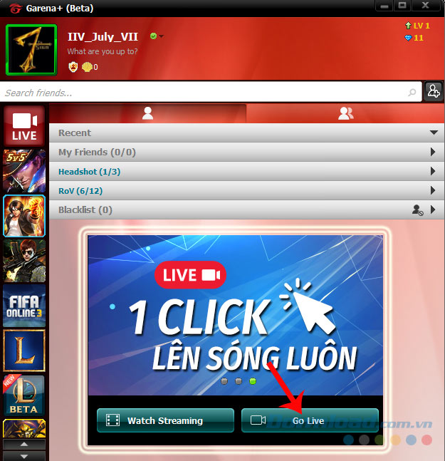 Go Live
