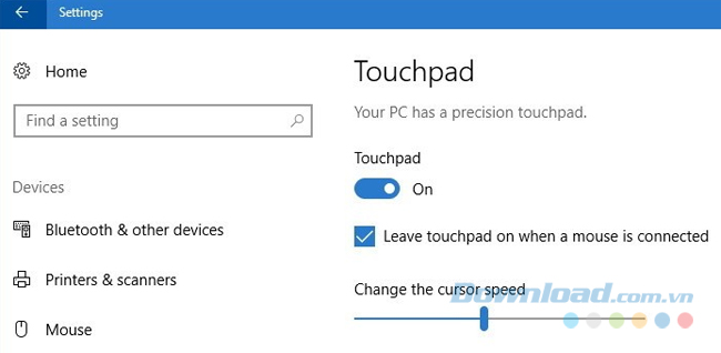 Kiểm tra thiết bị có được hỗ trợ Precision Touchpad hay không Kiểm tra thiết bị có được hỗ trợ Precision Touchpad hay không