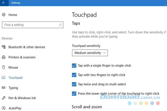 Tùy chỉnh trải nghiệm chạm Tùy chỉnh trải nghiệm chạm