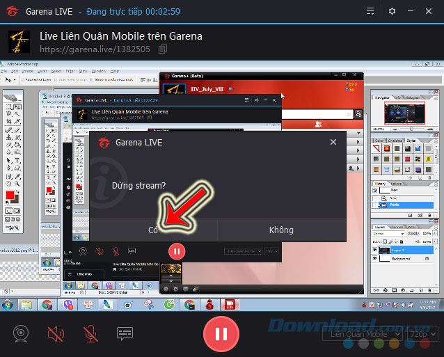 Dừng Stream Dừng Stream