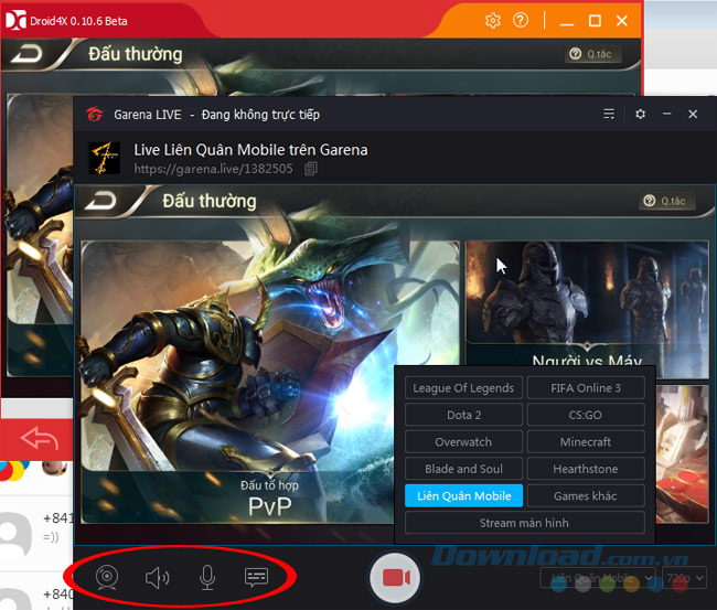 Các tùy chọn Các tùy chọn