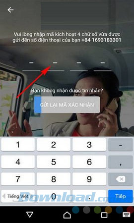 Nhập mã kích hoạt