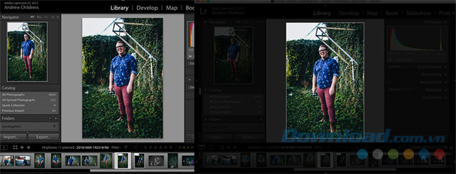 Tập trung vào tấm ảnh với chế độ Light Out Tập trung vào tấm ảnh với chế độ Light Out