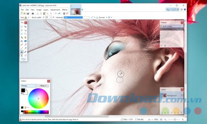 Xử lý các chi tiết thừa, dấu vết trên ảnh