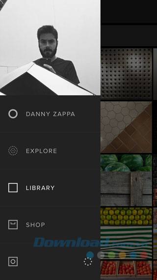 Vuốt từ trái sang phải để truy cập vào các tùy chọn Vuốt từ trái sang phải để truy cập vào các tùy chọn