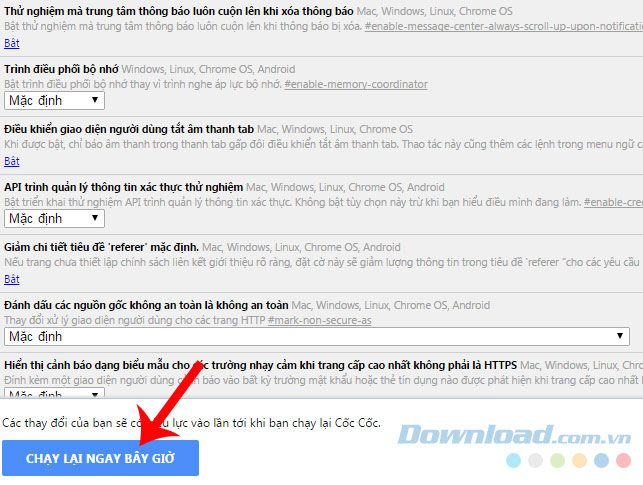 Chạy lại trình duyệt Chạy lại trình duyệt