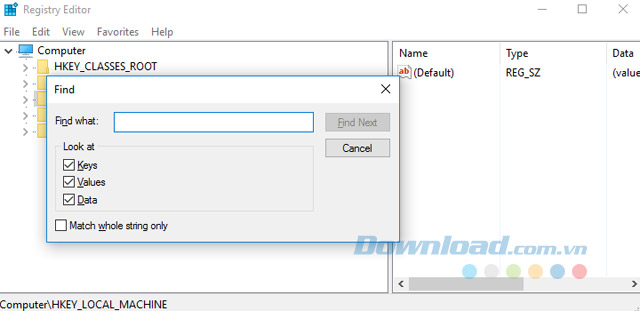 Registry Editor Registry Editor