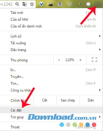 Cài đặt Cài đặt