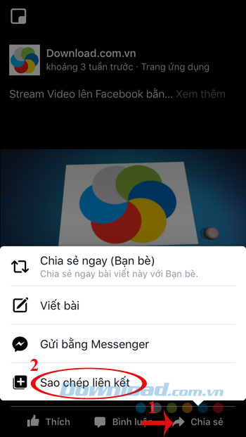 Sao chép liên kết