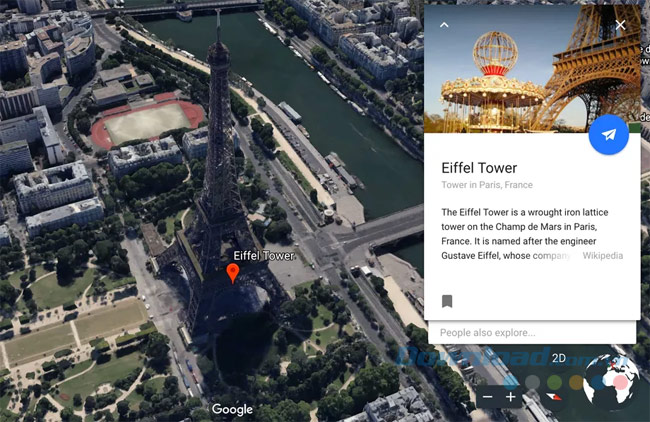Tận hưởng bản đồ 3D