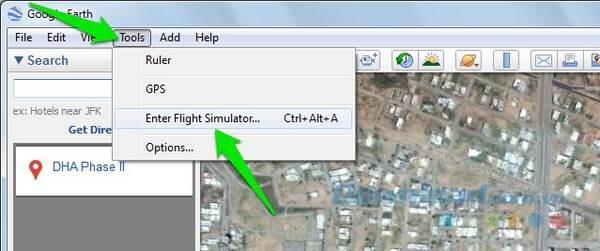 Sử dụng trình mô phỏng bay tuyệt vời