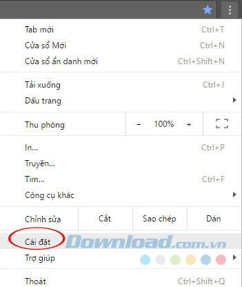 Cài đặt Chrome Cài đặt Chrome