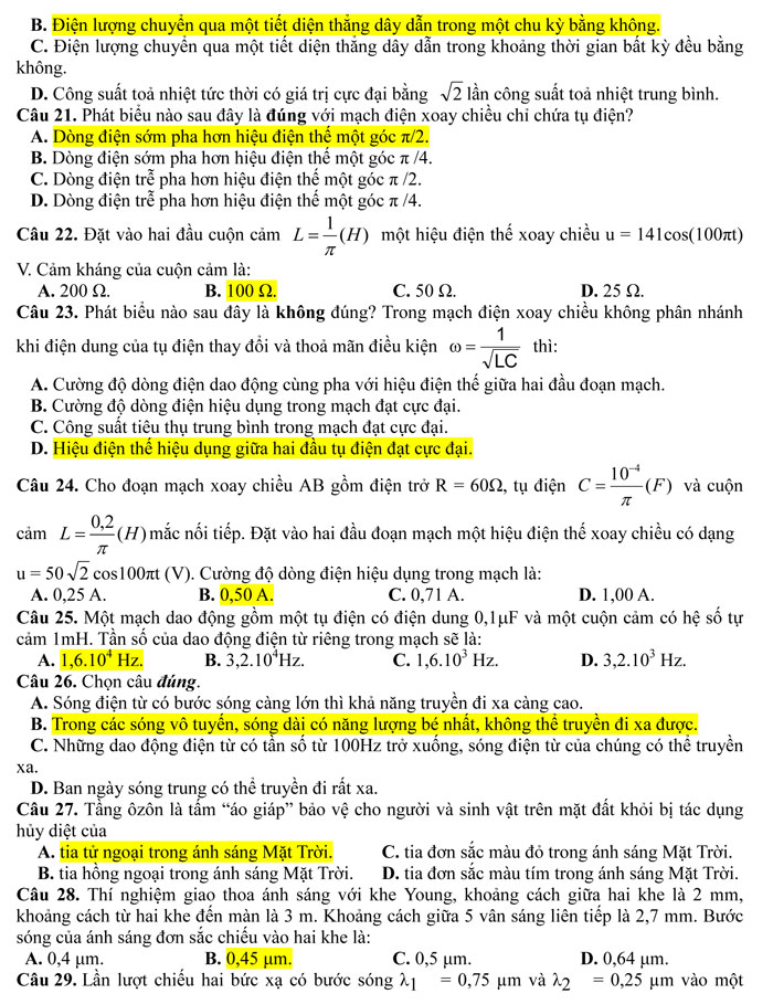 Đề thi thử THPT Quốc gia 2017 môn Vật lý Đề thi thử THPT Quốc gia 2017 môn Vật lý