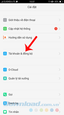Cài đặt