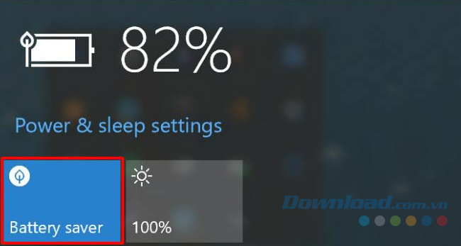 Bật tính năng Battery Saver Bật tính năng Battery Saver