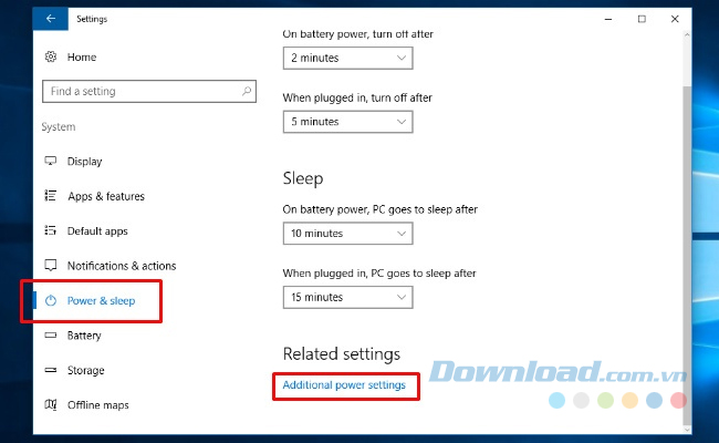 Chọn kế hoạch sử dụng nguồn điện cũ Chọn kế hoạch sử dụng nguồn điện cũ