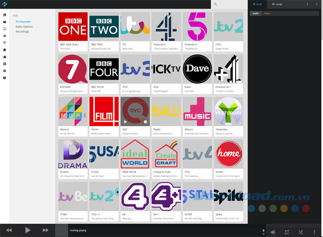 Các nội dung được hiển thị Các nội dung được hiển thị
