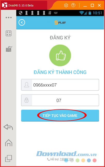 Tiếp tục