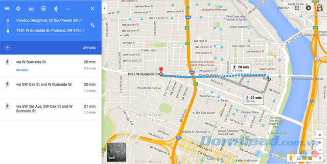 Google Map chỉ đường
