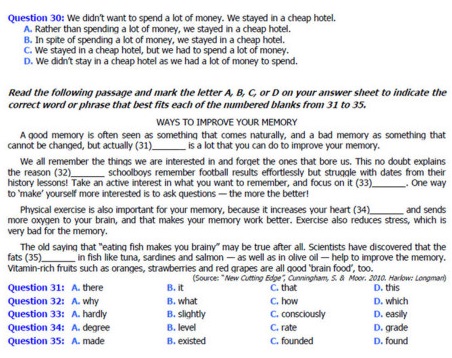 Đề thi thử môn tiếng Anh THPT Quốc gia 2017 Đề thi thử môn tiếng Anh THPT Quốc gia 2017