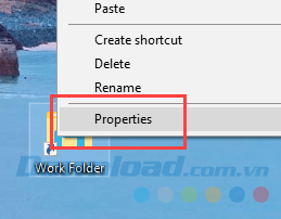 Chọn Properties Chọn Properties
