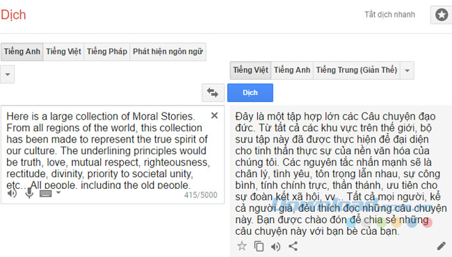 Google Dịch tiếng Anh sang Việt: Dịch ảnh, dịch text, dịch voice…