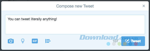 Viết một tweet Viết một tweet