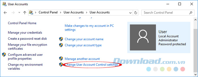 Change User Account Control Settings