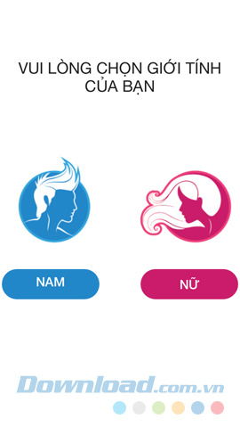 Chọn giới tính