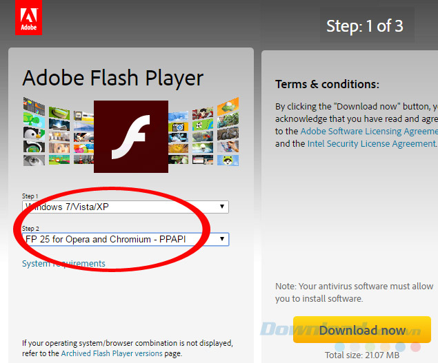 Tải Flash