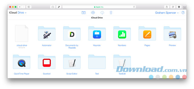 Lưu trữ file trên iCloud Drive