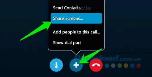Chia sẻ màn hình Skype Chia sẻ màn hình Skype