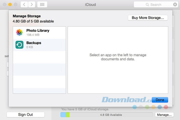 Mua thêm dung lượng lưu trữ Mua thêm dung lượng lưu trữ