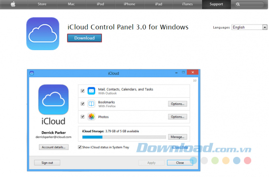Kích hoạt iCloud trên một thiết bị khác Kích hoạt iCloud trên một thiết bị khác