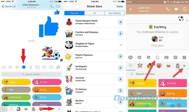 Download Sticker mới Download Sticker mới