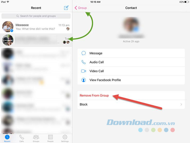 Thêm hoặc loại bỏ một người ra khỏi trò chuyện nhóm Thêm hoặc loại bỏ một người ra khỏi trò chuyện nhóm