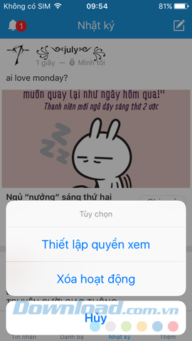 Thiết lập quyền