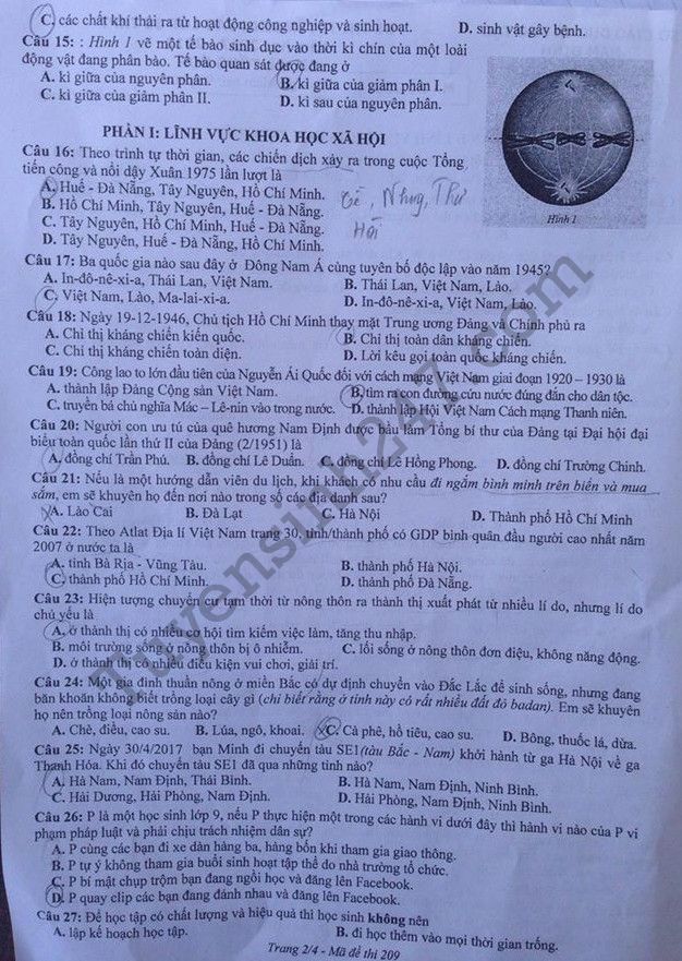 Đề thi vào lớp 10 