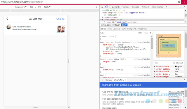 Chia sẻ ảnh trên Instagram Chia sẻ ảnh trên Instagram