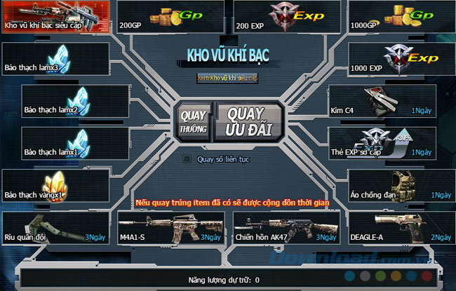 Vào quay thưởng Vào quay thưởng